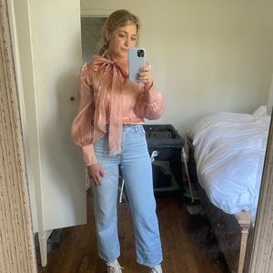 Anthropologie Blouse - Silky Pink